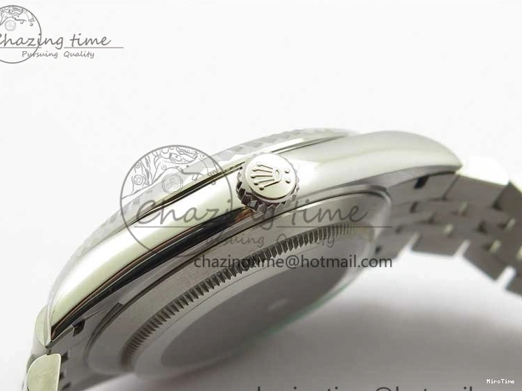 MiroTime 0327 DateJust 41MM 126334 904L SS VRF 1:1 Best Edition Silver Dial Crystals Markers on SS Jubilee Bracelet A FashionForward 2907